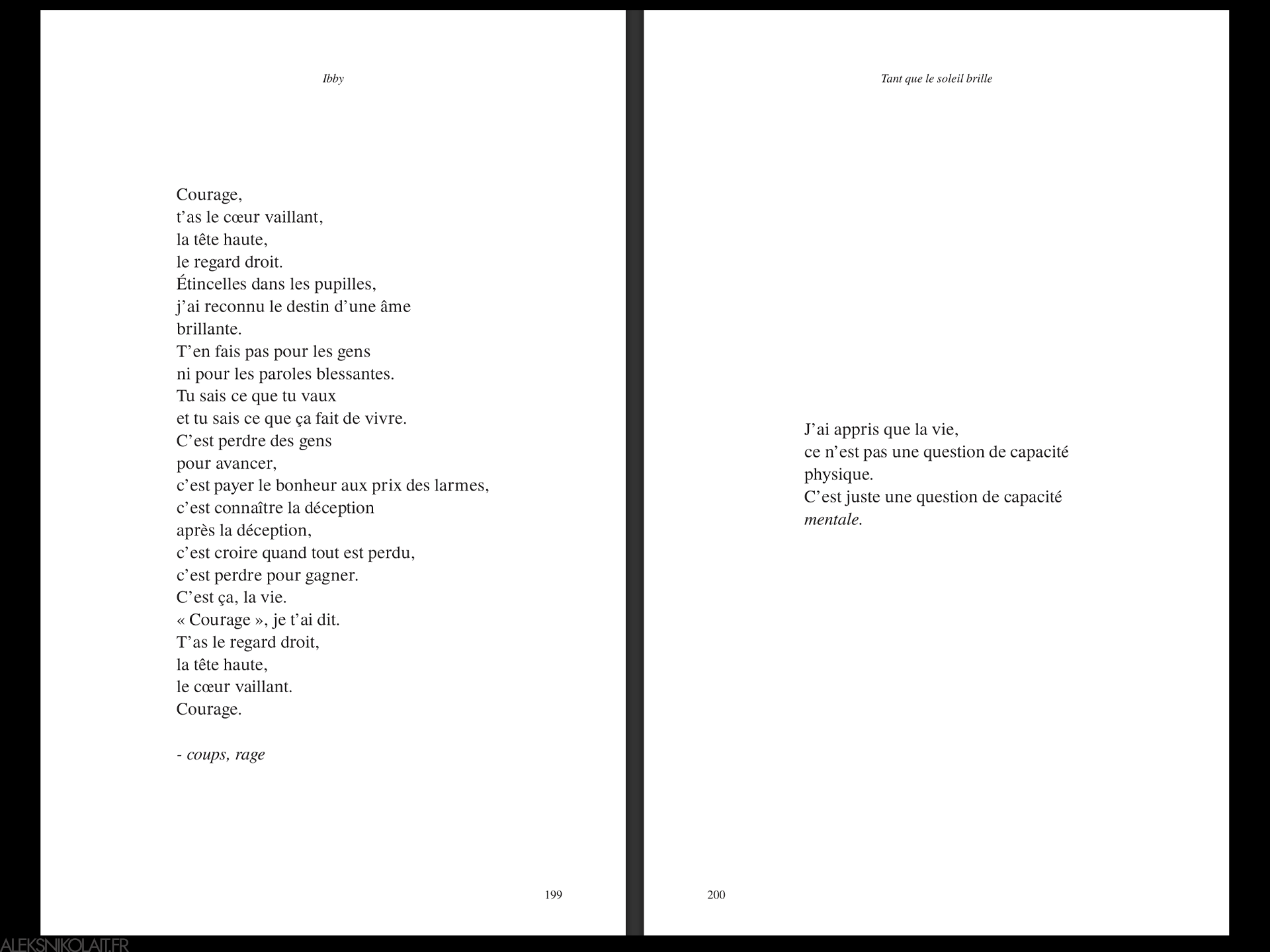 Image from Tant que le soleil brille