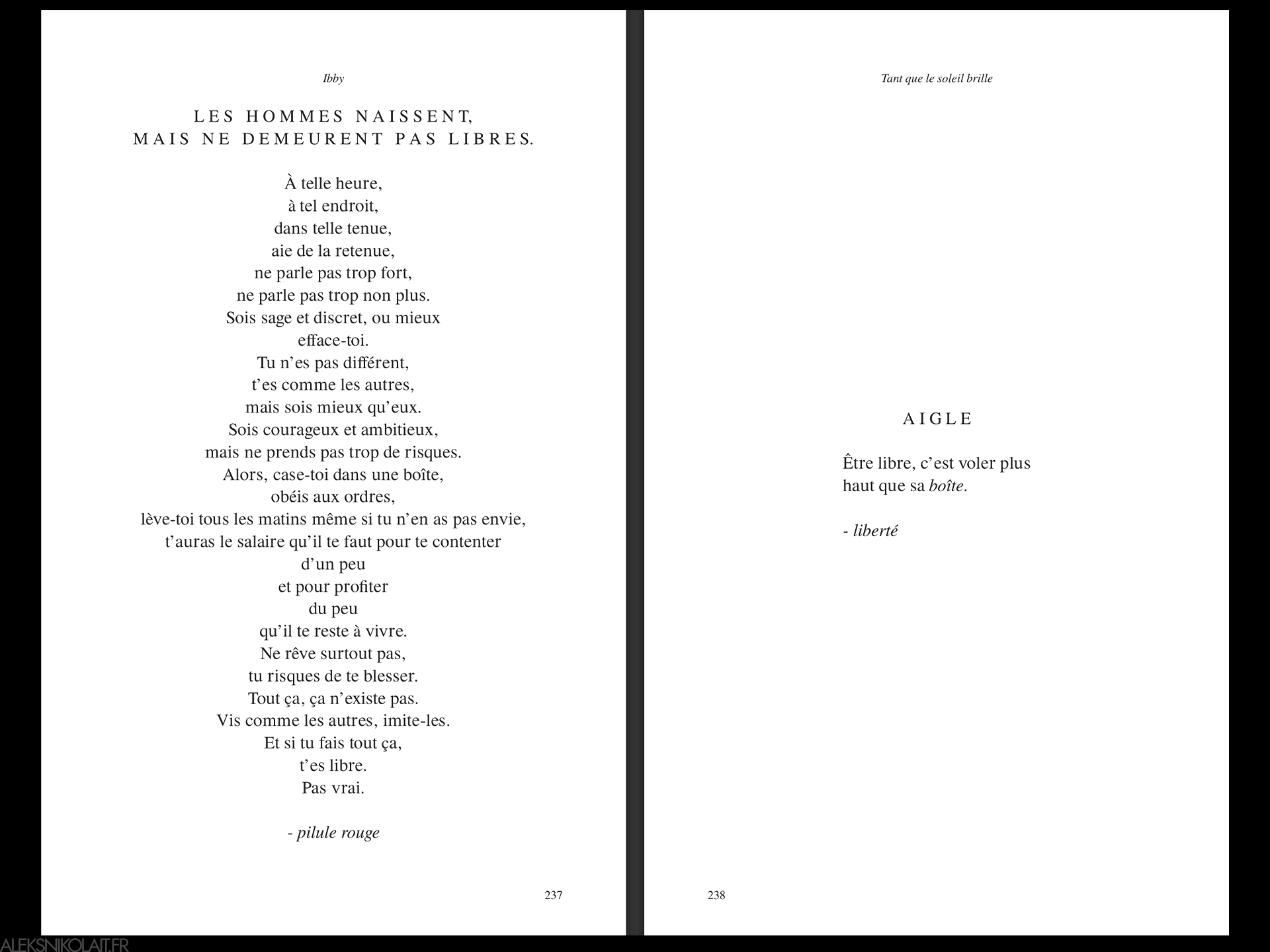 Image from Tant que le soleil brille