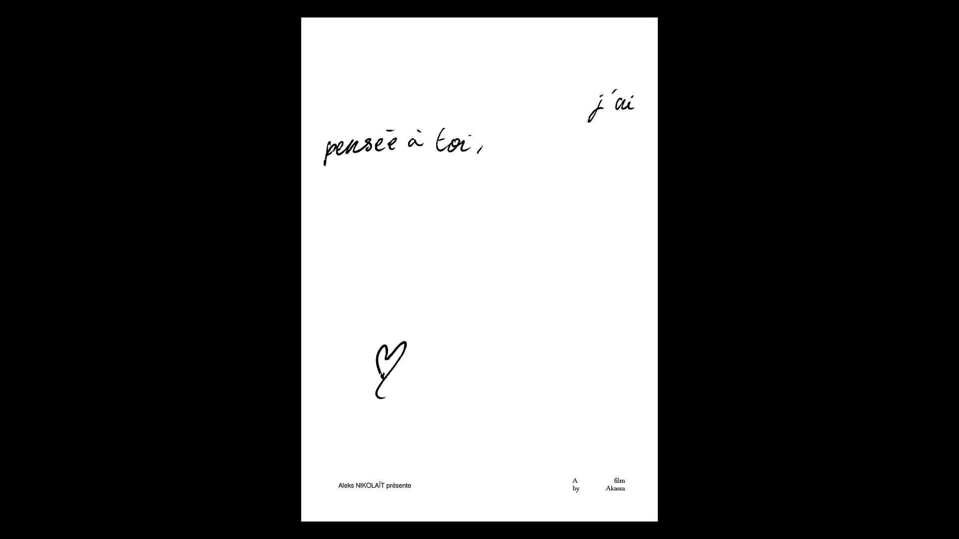 Image from J'ai pensée à toi,